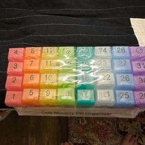 One Month Pill Organizer, New in Package, never opened